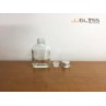 BAN 30 ML. (Cover Silver) - Transparent Glass Bottle, Cover Silver